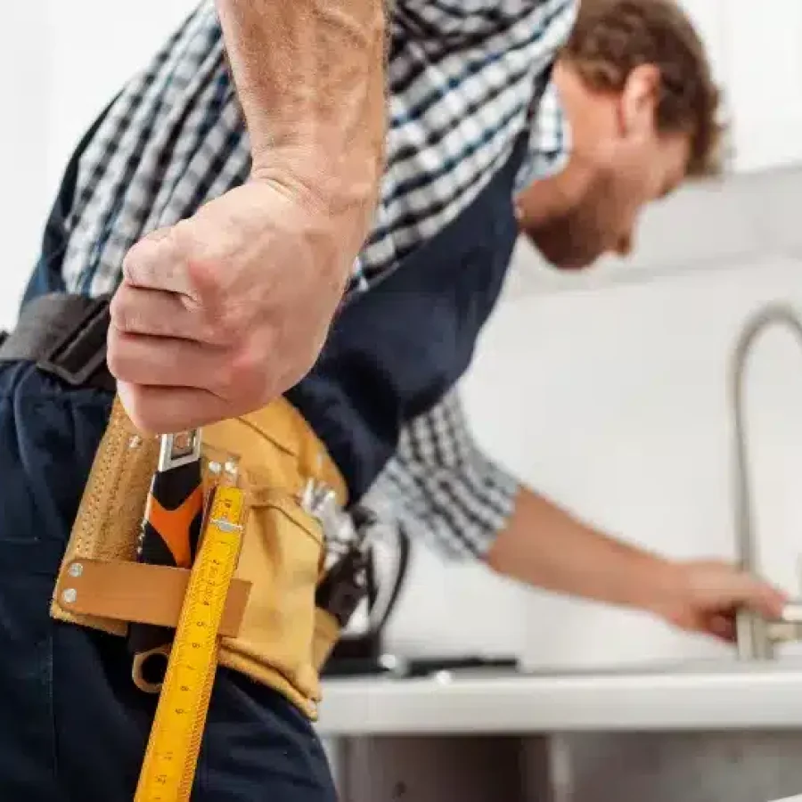 Licensed plumbing company Plumas Lake CA technician repairing sink